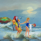 Image for article titled Samus Added To A Thrift Store Painting